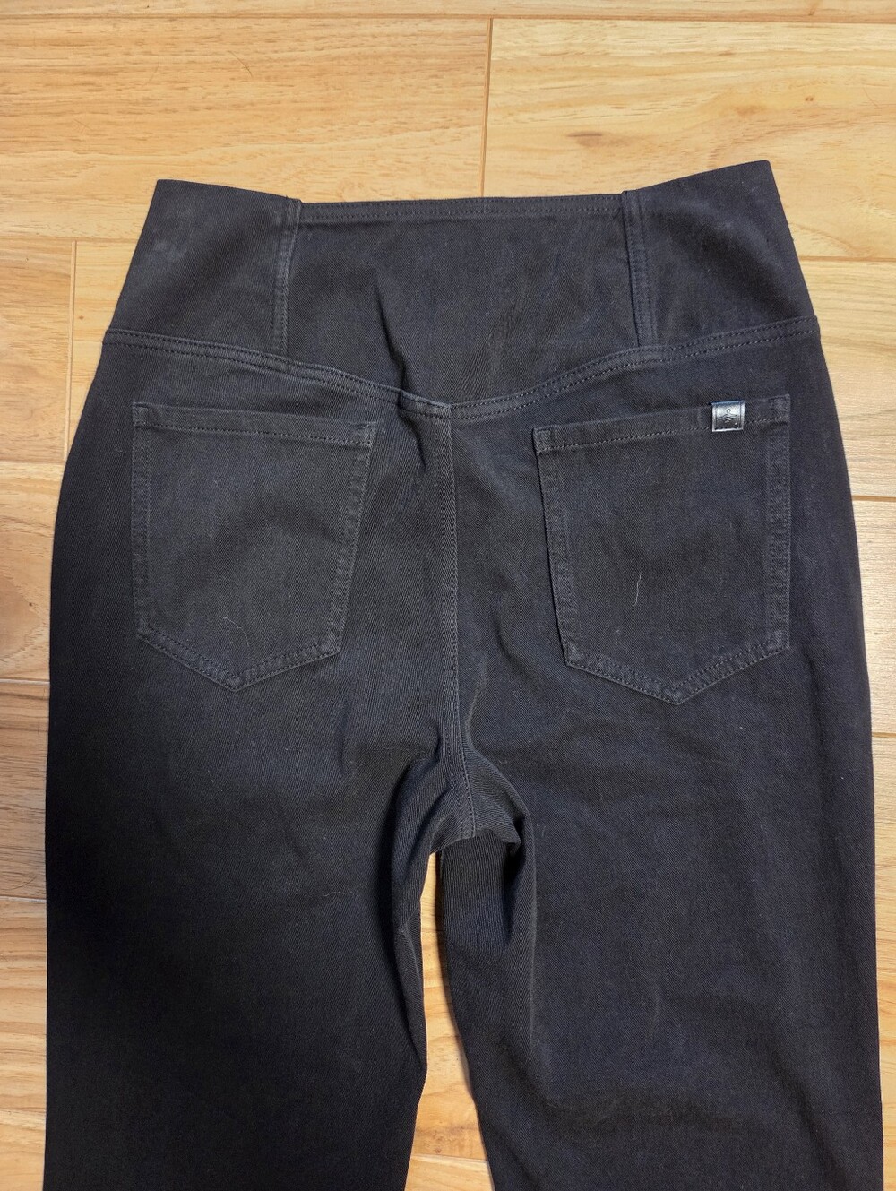 HALARA Flex Crossover Super Flare Jeans Y2K Boho Med Tall Black - Picture 8 of 10